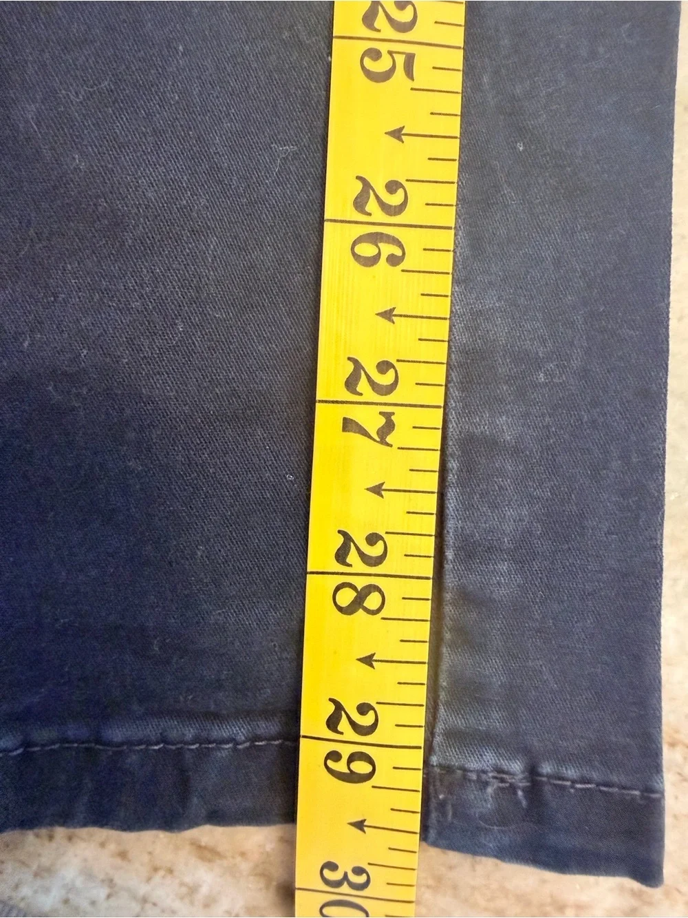 M&S Marks Spencer Slim Fit Chino Pants 38x31 Black Charcoal Mens Trousers